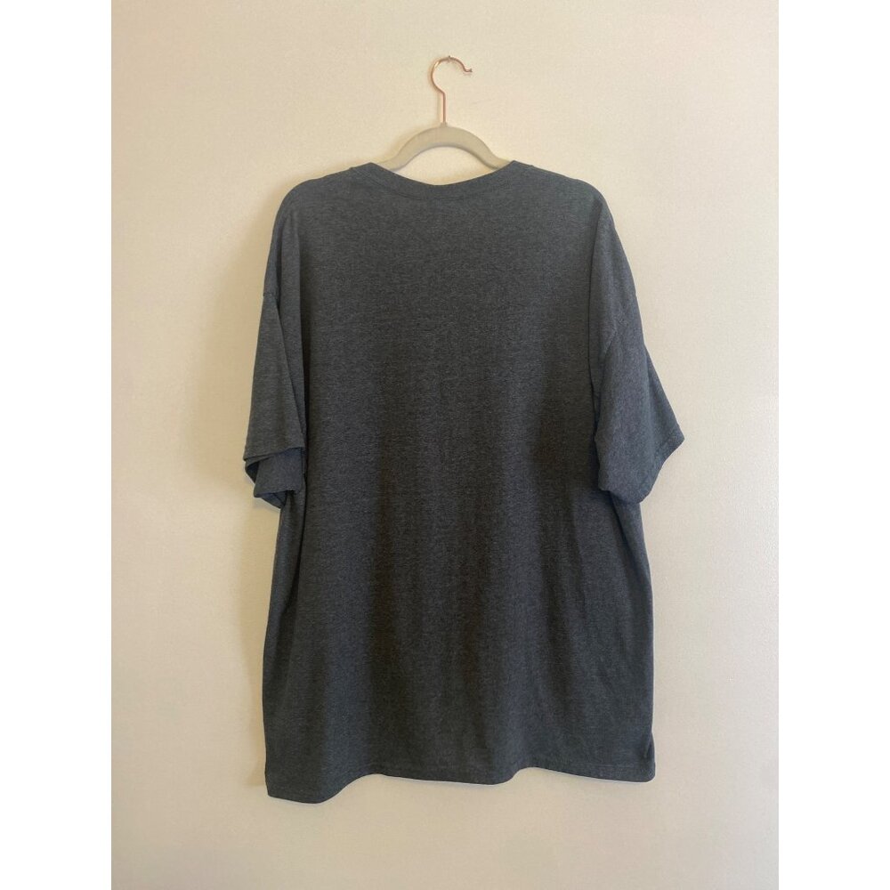 Gildan Heavy Cotton Eagles Hotel California Tee Gray Short Sleeve Unisex 2XL - Picture 3 of 5